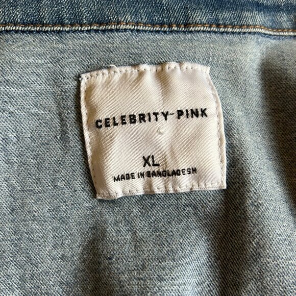 Celebrity Pink Denim Jacket - Women's Size L to XL - Picture 5 of 11